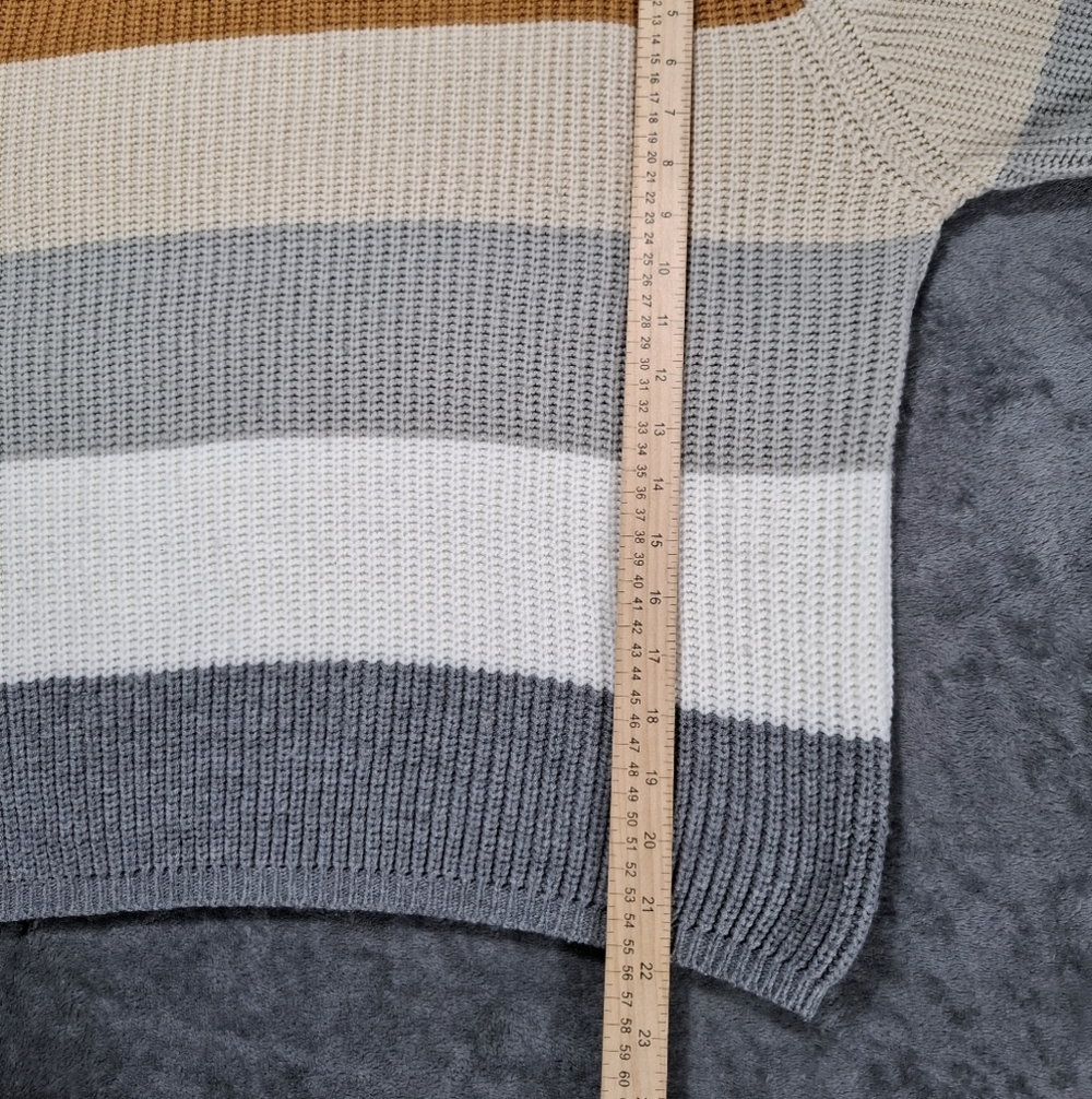 Debut Sweater Top Small Color Blocking Oversized Soft Balloon Sleeve - Picture 3 of 6